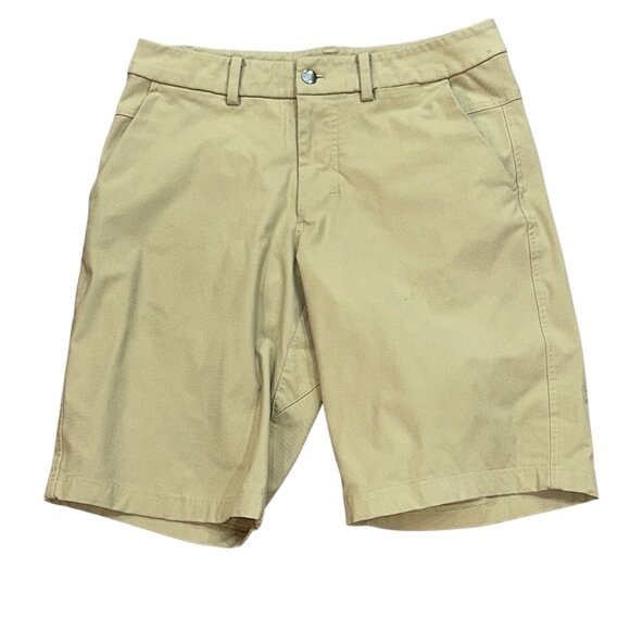 Lululemon Khaki Chino 11"‎ Shorts 32" Waist - Picture 1 of 6